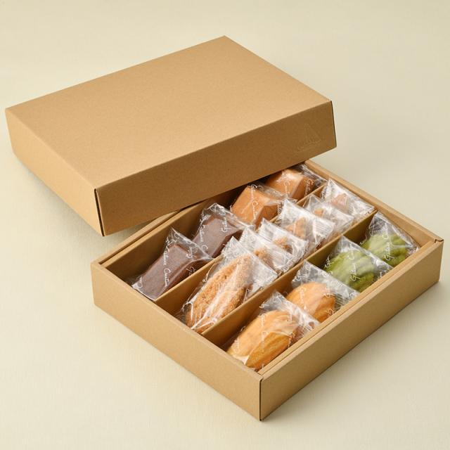 【新】ファイルボックス型 (小)　焼き菓子・リーフパイ詰め合わせ
