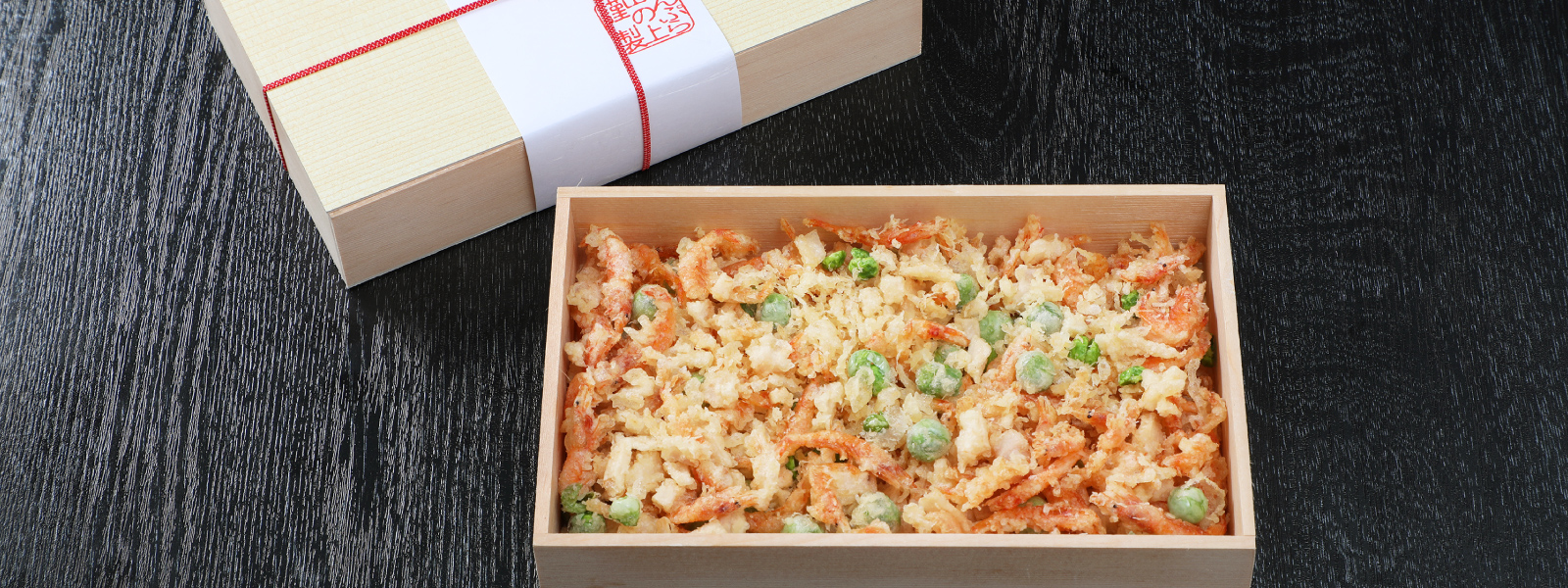 Irobako (Box with Colorful Tempura Bits)